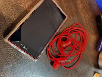 Sony Walkman 16gb a Series Nw-a105hn R Red Bundle Earphone for 