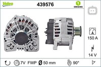 Generator Valeo 439576 Passend FÜR Nissan Opel Renault