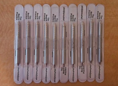 Lot of 10 Hu-Friedy MH6 Single End Mirror Handle Satin Steel Handle (QTY 10)