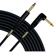 Mogami Gold Instrument Cable Angled - Straight Cable  10 ft.