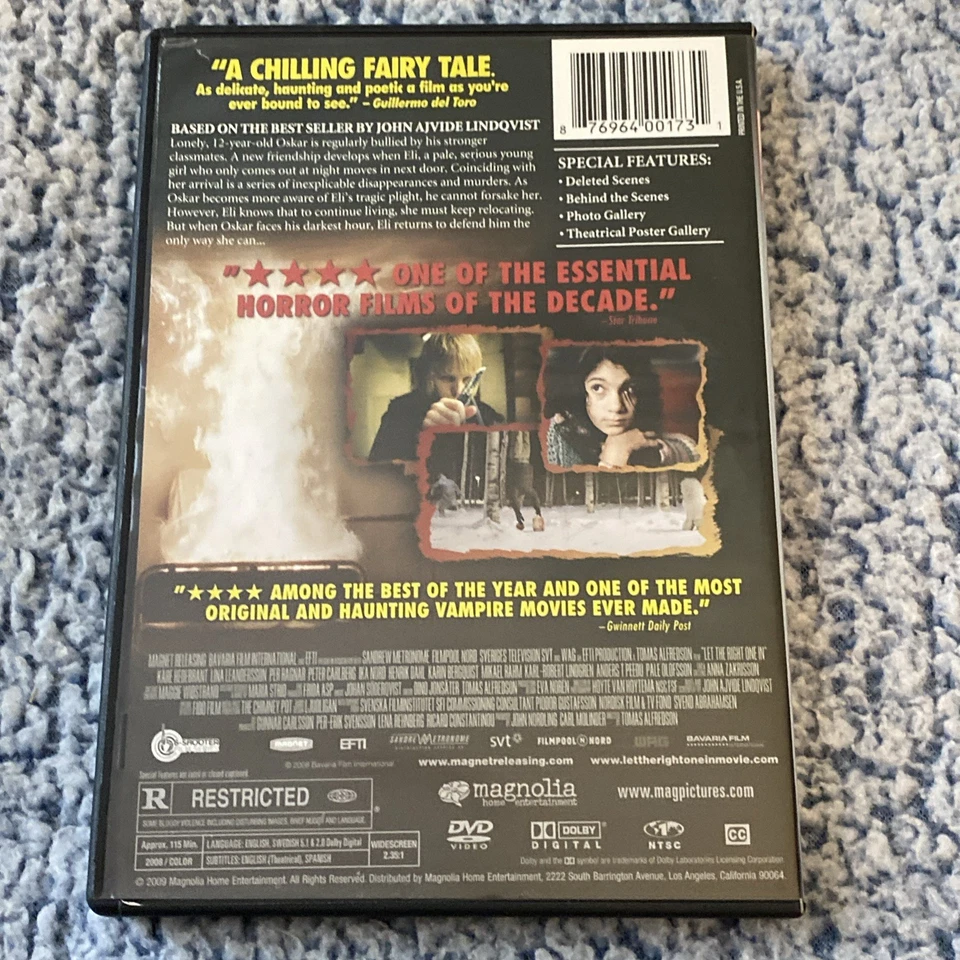 LET THE RIGHT ONE IN  2008 DVD - Image 2 of 3