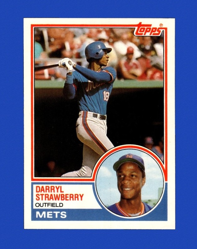 1983 Topps Traded Set-Break #108T Darryl Strawberry RC NM-MT OR BETTER *GMCARDS*
