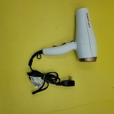 CONAIR 1875 HAIR DRYER   Double Ceramic Ionic White 2-Speed 3-Settings 565DCR