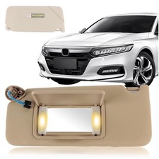 Pevast Driver Side Sun Visor Beige W Mirror Fits Honda Accord 2008-2017 Left Pevast Driver Side Sun Visor Beige W Mirror Fits Honda Accord 2008-2017 Left