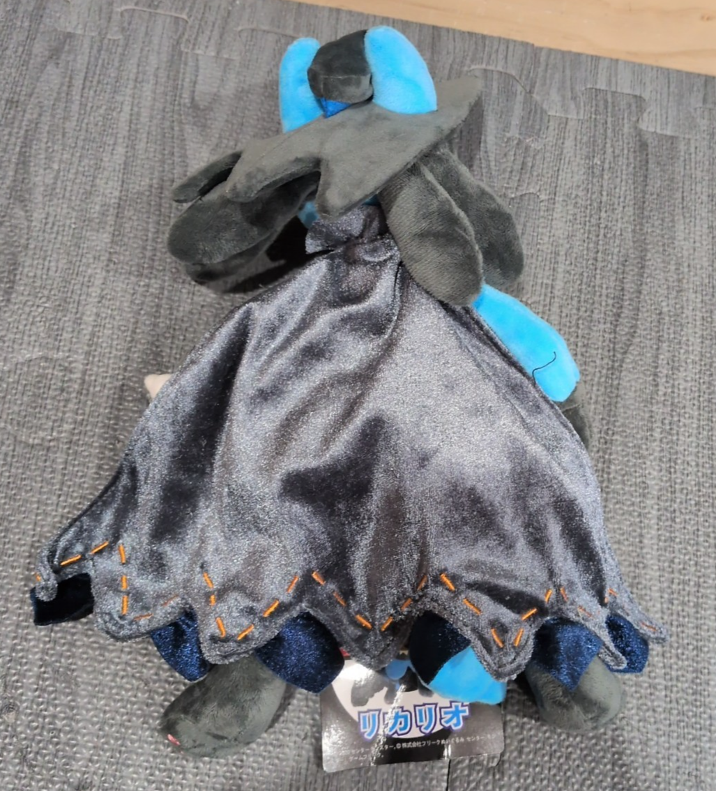 Pokémon Lucario Center Original Halloween Plush Doll for sale