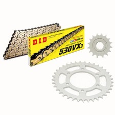 NS400R Chain and Sprocket Kit Gold DID 530 VX3 X-Ring Honda NSR400 R 1987