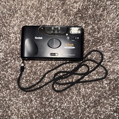 Kodak Star Motor 35mm Point & Shoot Film Camera Red Eye Reduction Auto Exposure