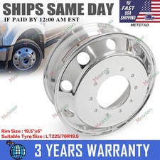 19.5 X 6 Wheel Rim For Dodge Ram 4500 5500 10 Lug Outside 763297 Frontrear