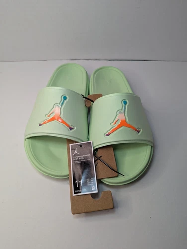 JORDAN NUOVI sandali uomo taglia 11 Nike EYBL Calm Slides verde menta famiglia PE FQ7961 300
