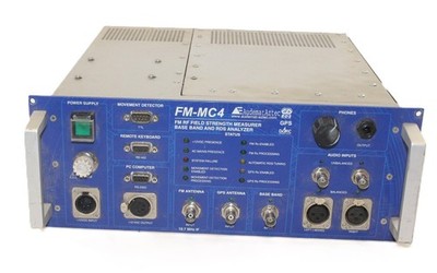 AUDEMAT FM-MC4 FM RF FIELD STRENGTH MEASURE BASE BAND AND RDS ANALYZER