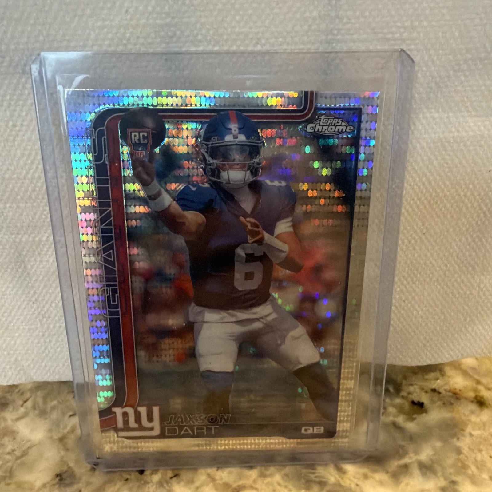 Jaxson Dart Topps Chrome #306 Refractor