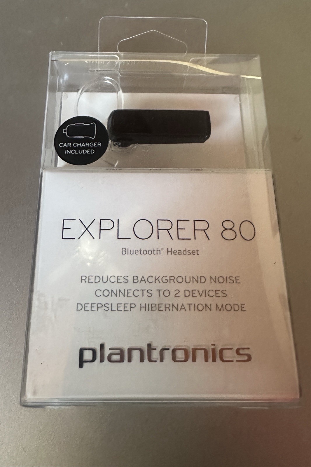 Explorer 80 Plantronics oreillette Bluetooth réduction bruit autonomie 11h