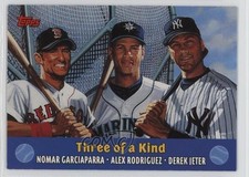 2000 Topps Combos Nomar Garciaparra Alex Rodriguez Derek Jeter #TC5 HOF 05k6