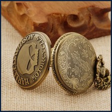 Retro Quartz Pocket Watch Unisex Punk Pendant Fob Chain CF1702