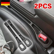 2x Universal Schwarz Autositz Lücke Lückenf...