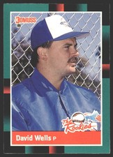 David Wells #26 1988 Donruss The Rookies Toronto Blue Jays