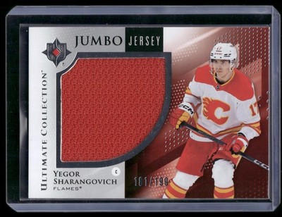 2024-25 Upper Deck Ultimate Collection #2 Yegor Sharangovich Jumbo Jersey #/199