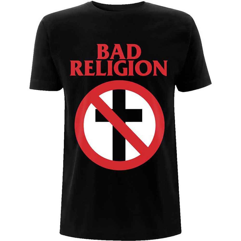 Мужская классическая футболка Bad Religion Buster Cross Black S Black