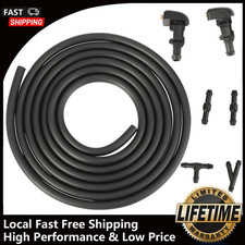 Universal Car Windshield Wiper Washer Squirter Nozzle Spray Jet Set Fluid Hose
