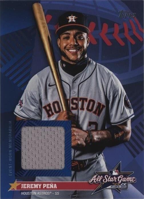 Topps Update MLB Jeremy Pena Auto RC レデ 2025 Topps Update #ASG-31 JEREMY PENA ALL STAR GAME FOIL ASTROS SP