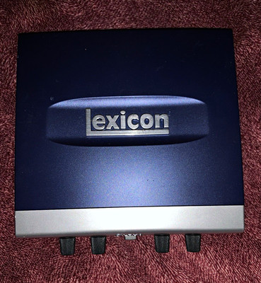 Lexicon Alpha USB Audio Interface Desktop 1 XLR Mic In, 2 Line In, RCA Out