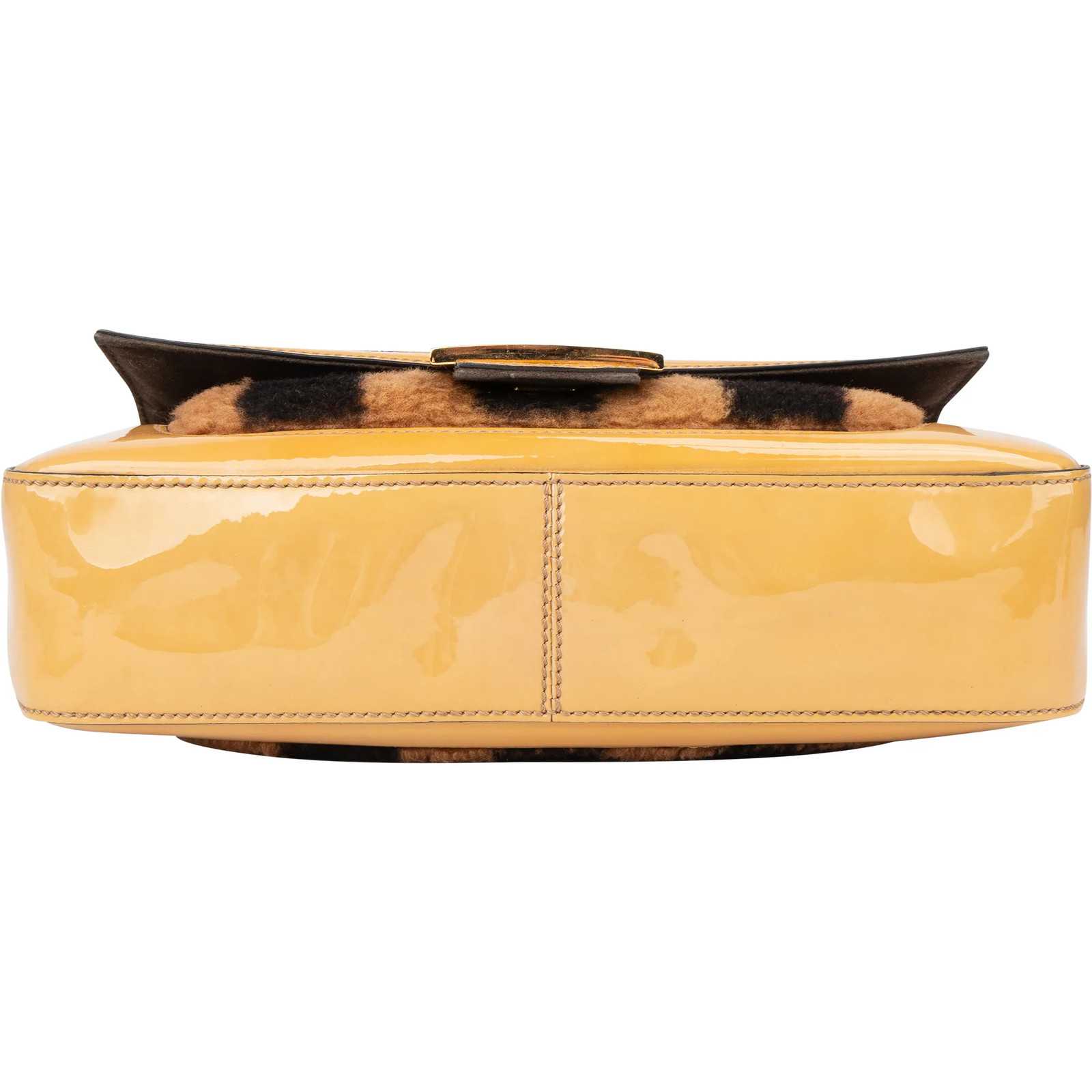 Fendi Shearling Baguette Buckle Handbag Bag Buckle Belt image 8