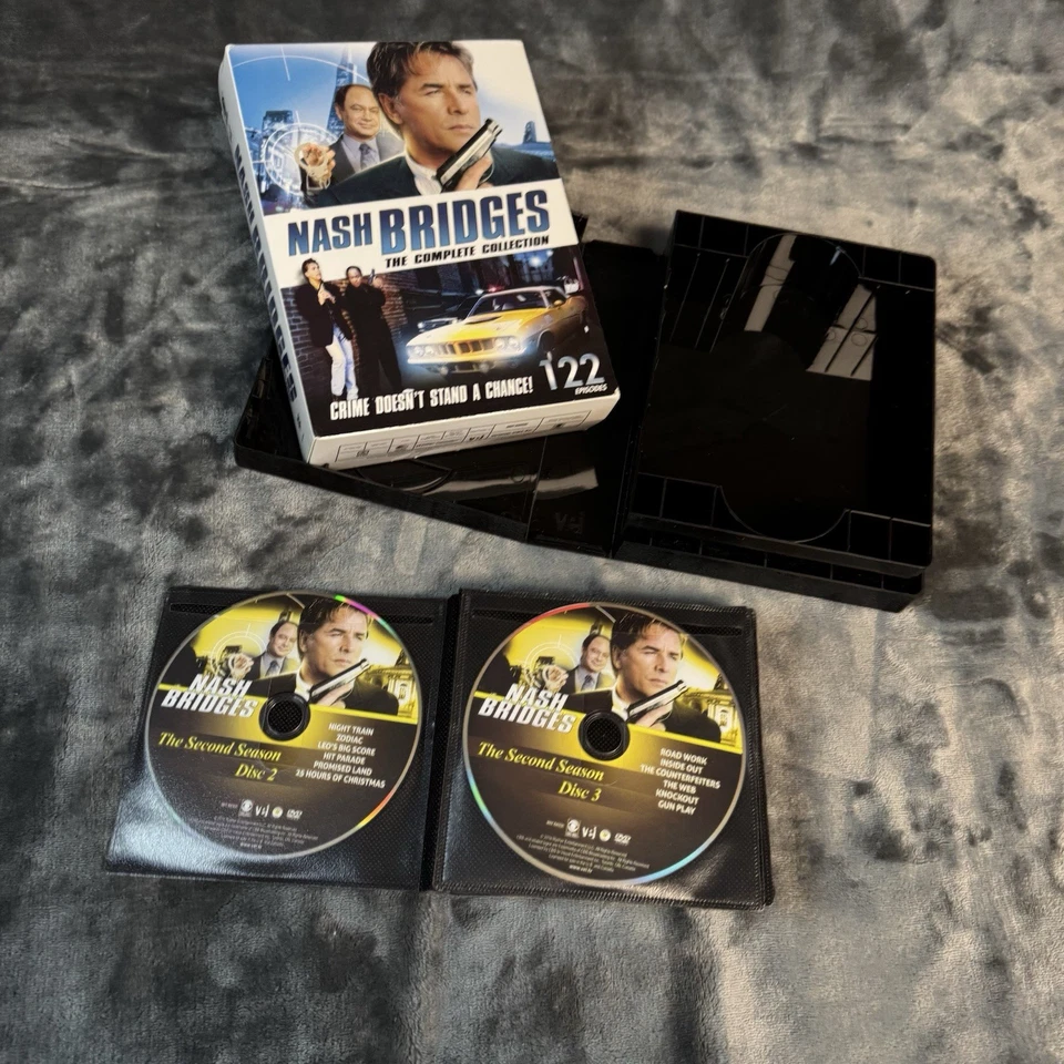Nash Bridges: The Complete Collection 22-Disc DVD TV Series Seasons 1-6 OOP FS - image 4 of 4
