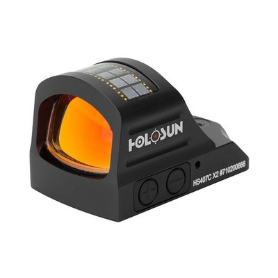 HoloSun HS407C X2 | Red Dot | 2 MOA | Solar Failsafe | Shake Awake