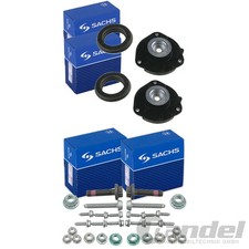 SACHS 2x DOMLAGER + WÄLZLAGER + SCHRAUBEN-SATZ VORNE passend für VW GOLF 5 6