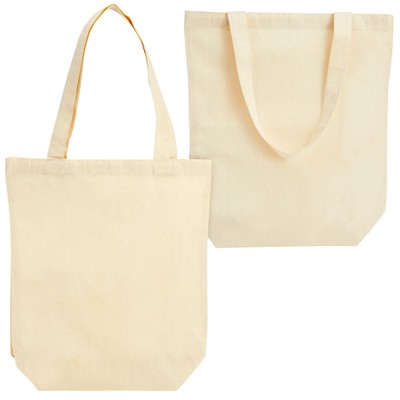 Set of 24 Bulk Blank Cotton Canvas Tote Bags for DIY Crafts, 13x11.5 in
