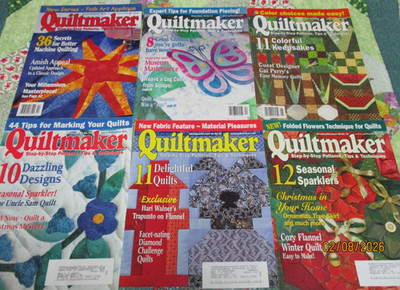 6 American Quiltmaker Magazine 2000 Ganzjahr #71 bis #76 inklusive