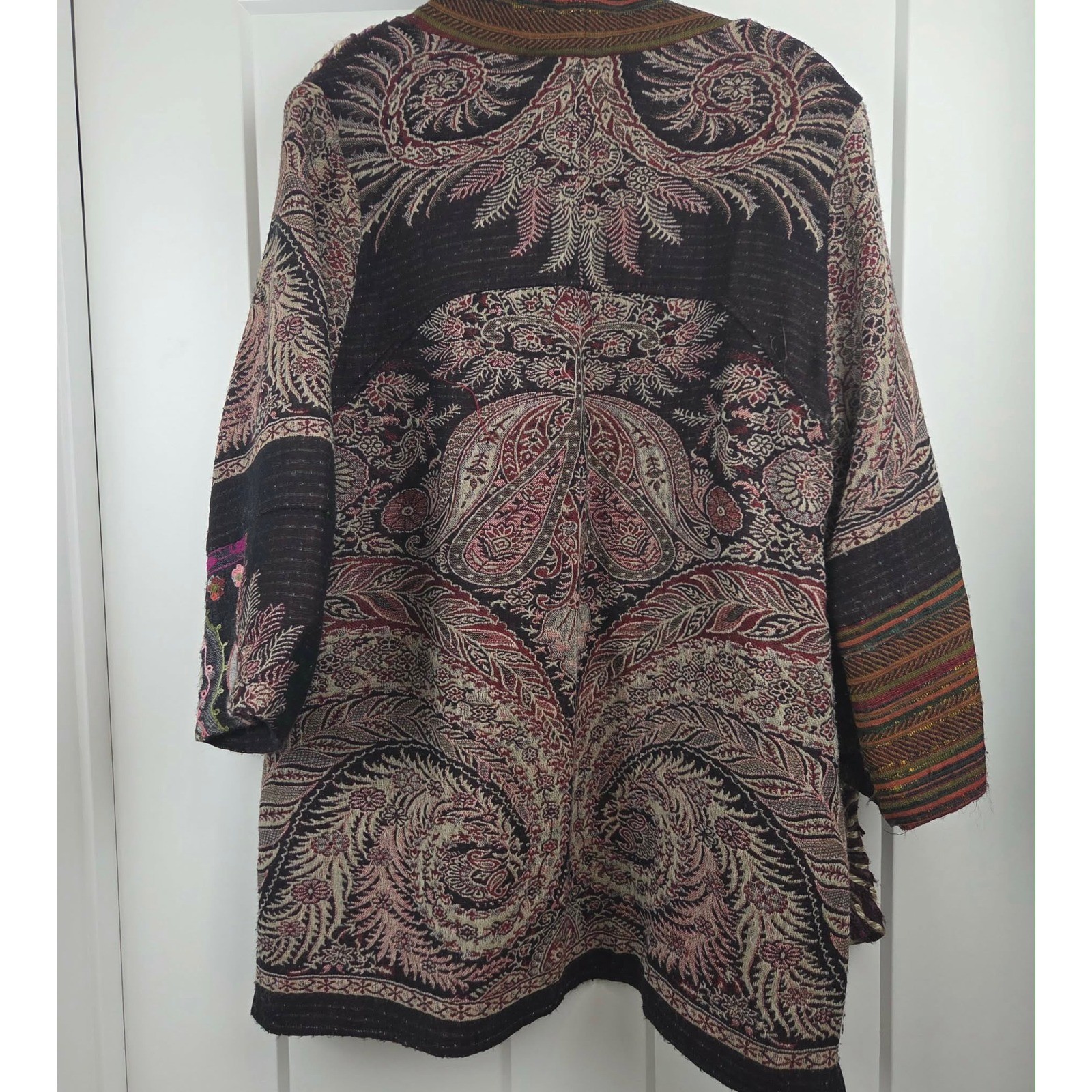 Soft Surroundings Wool Patchwork Jacket Women's B… - image 15