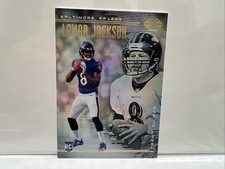 2018 PANINI ILLUSIONS LAMAR JACKSON Rookie Card #25 RAVENS. rookie card picture