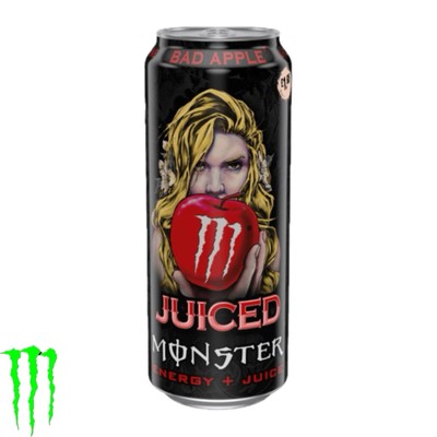Monster Energy Juiced Bad Apple Drink || Full Can 500ml. | eBay