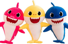 Baby Shark Plush Toy Animal Doll in 3 Colors (Red, Blue, Yellow) Cute Soft Toy K