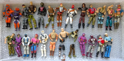 GI JOE ARAH Action Figures 25 incomplete 1980's/90's need fixing Vintage G.I.