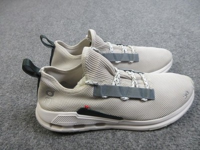 On Cloudnova Shoes Mens Size 11 Beige Gray Running Sneakers Cloudtec Swiss