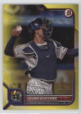 2022 Bowman NPB Nippon Professional Baseball Yellow /150 Souma Uchiyama #64 1u6