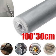 Fine Stainless Steel Woven Wire Mesh Filter Grading Sheet Grill Silk Heavy Gauze