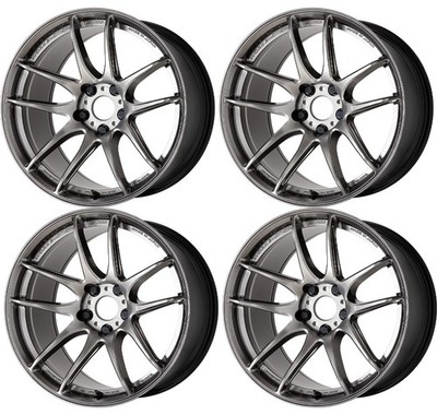 WORK EMOTION CR SHIGOKU Wheels 19x10.5J+22 5x114.3 GlowGunmetal(GGM) [Set of 4]