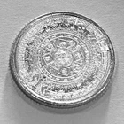 1/10th oz Aztec Calendar .999 Fine Silver Round Bullion Golden State Mint - 21