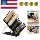 Cup and Lid Holder - Adjustable Coffee Cup Holder Organizer 4 Compartment Dis...