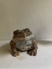 Japanese Ceramic Frog Figurine Hand-made