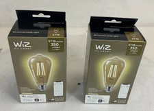 2x WiZ 40W ST19 Amber LED Smart Bulb -FREE SHIPPING