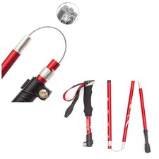 Aluminum Trekking Pole - Ultralight Collapsible Walking Stick for Hiking with...