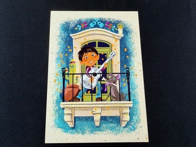Coco John Coulter ''Miguel Rivera und Dante'' Disney Postkarte Fiesta de la Familia