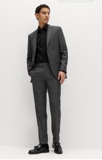 Peter Werth 2 Pieces Slim Fitted Grey Men