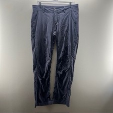 prAna Pants Womens 10 Convertible Roll Up Stretch Hiking Gray