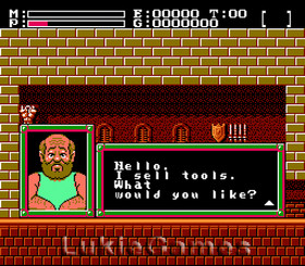 Faxanadu - NES Nintendo Rpg Adventure Game