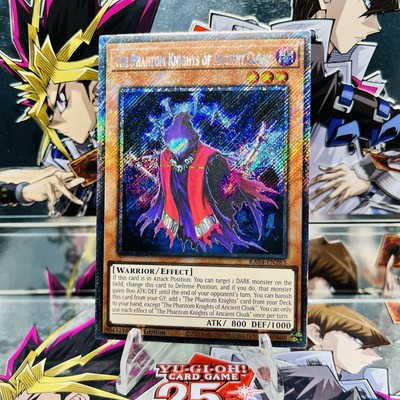Yugioh The Phantom Knights of Ancient Cloak RA04-EN263 Platinum Secret Rare NM